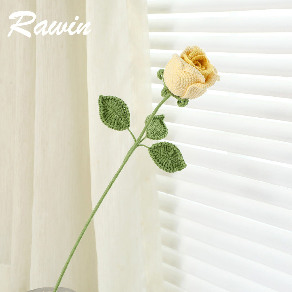 Handmade Crochet Yellow Floral Bouquet: Wilt-Proof, Hypoallergenic Gift for Home Decor & Special Occasions - Mia-yarnwhiper