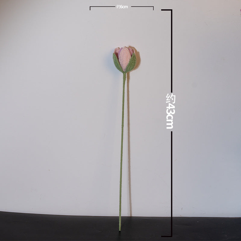 Handmade Crochet Lotus Bouquet: Hypoallergenic Wilt-Proof Florals, Home Decor & Gift for Holidays & Occasions - Mia-yarnwhiper