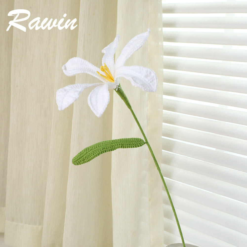 Handmade Crochet Yellow Floral Bouquet: Wilt-Proof, Hypoallergenic Gift for Home Decor & Special Occasions - Mia-yarnwhiper