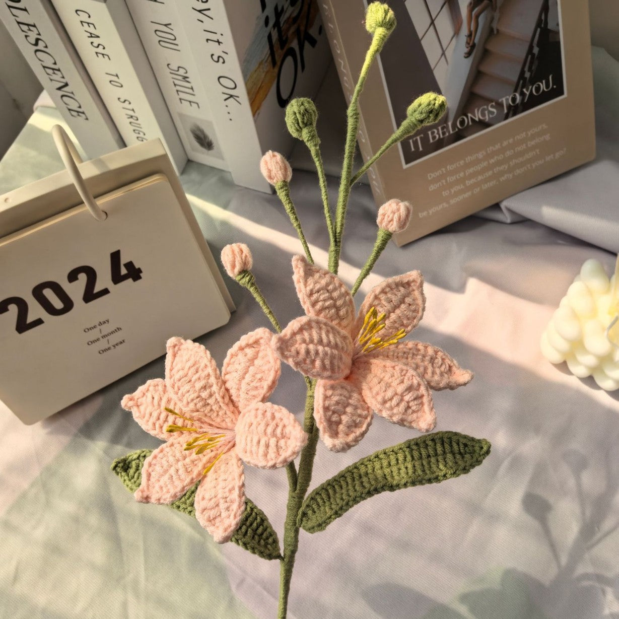 Handmade Crochet Floral Bouquet: Purple & Pink Arrangement, Home Decor, Centerpiece, Gift for Mother’s Day/Birthday/Housewarming - Mia-yarnwhiper