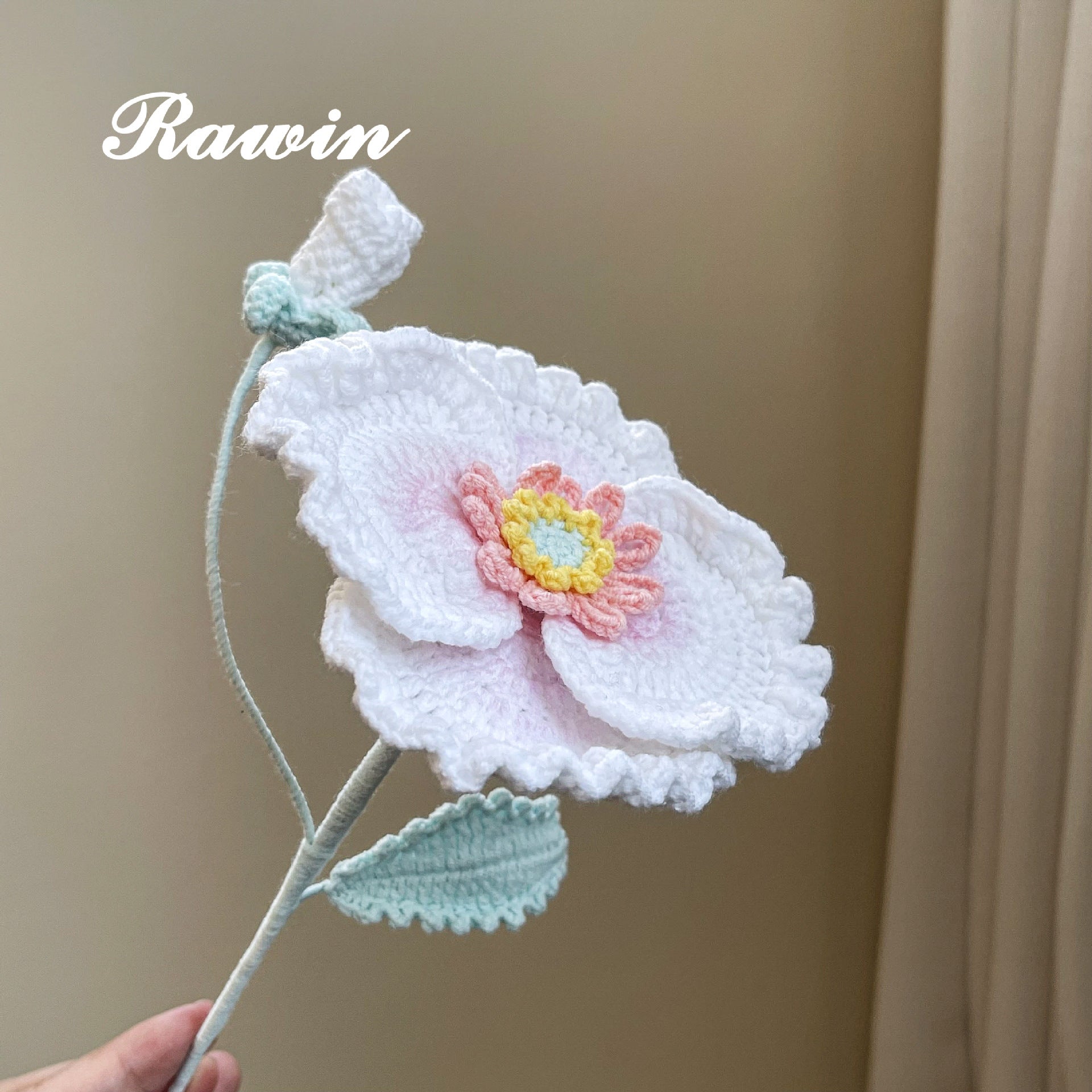 Handmade Crochet Flower Bouquet: Sunflower & Mixed Floral Arrangement – Home Decor, Desk Ornament, Holiday Gift (Mother’s Day, Valentine’s Day) - Mia-yarnwhiper