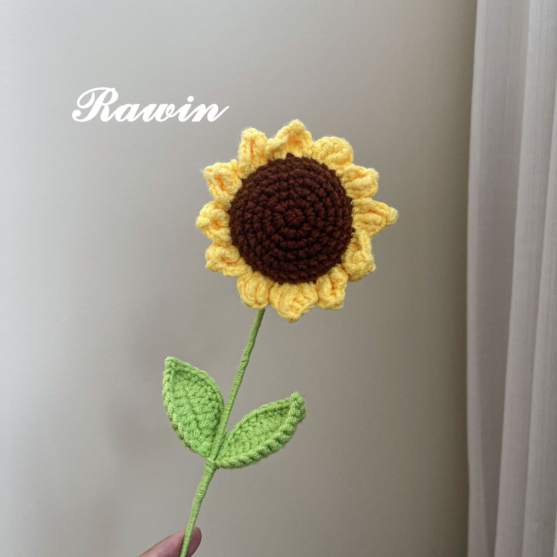 Handmade Crochet Flower Bouquet: Sunflower & Mixed Floral Arrangement – Home Decor, Desk Ornament, Holiday Gift (Mother’s Day, Valentine’s Day) - Mia-yarnwhiper
