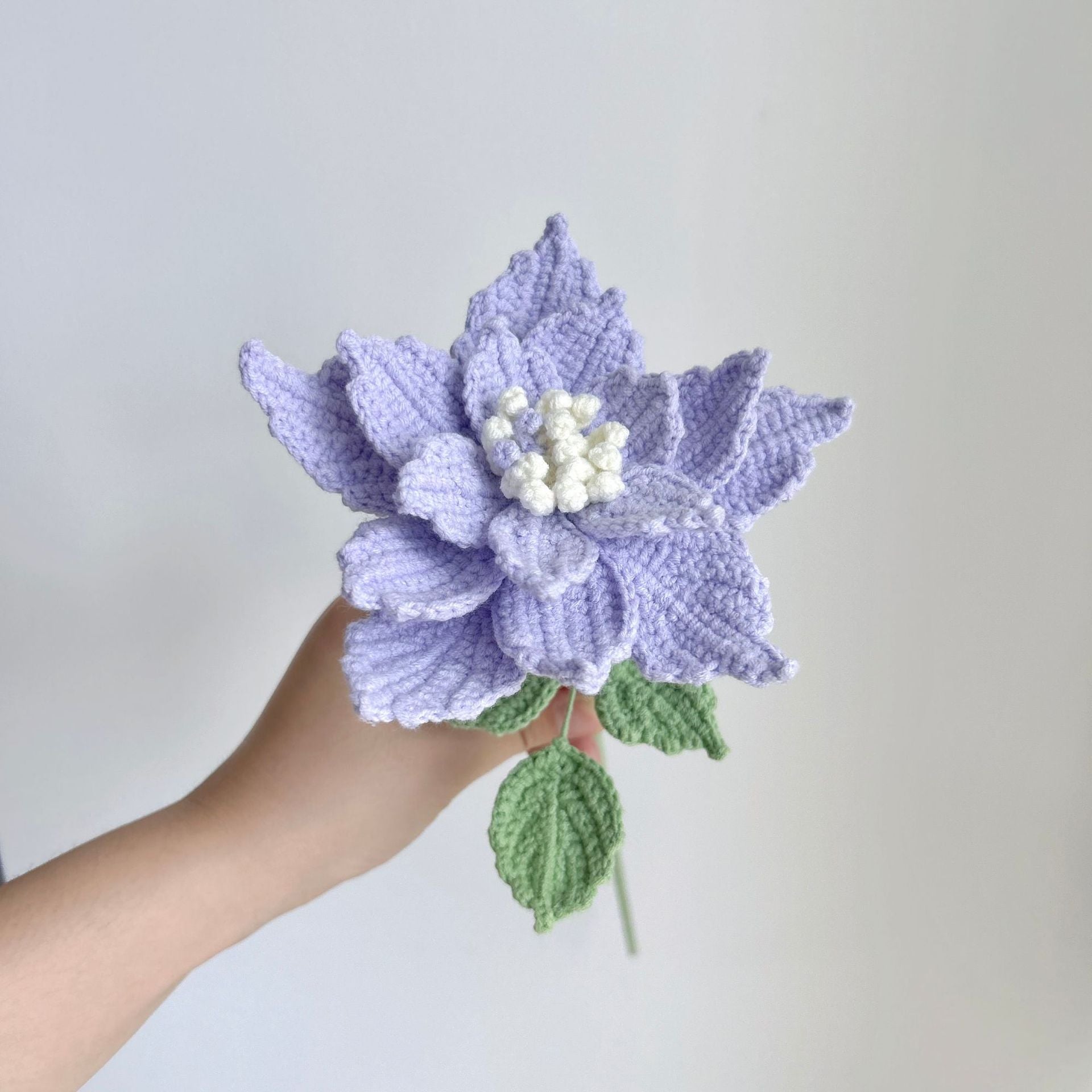 Handmade Crochet Rose Flowers | Everlasting Handicraft Bouquet for Home Decor, Desk Decor & Holiday Gifts | Durable, Allergy-Friendly Artisan Floral Decor (No Wilting!) - Mia-yarnwhiper