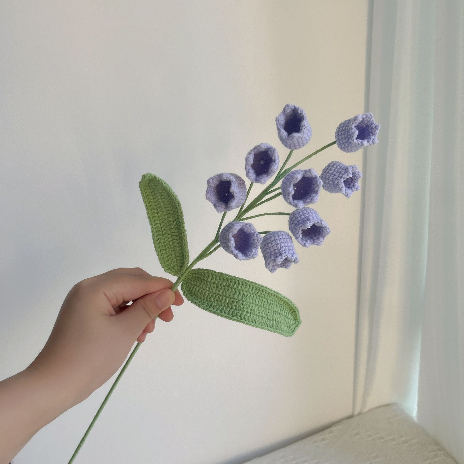 Handmade Crochet Lily of the Valley Bouquet: Delicate Decor & Gift for Housewarming, Birthdays & Occasions - Mia-yarnwhiper