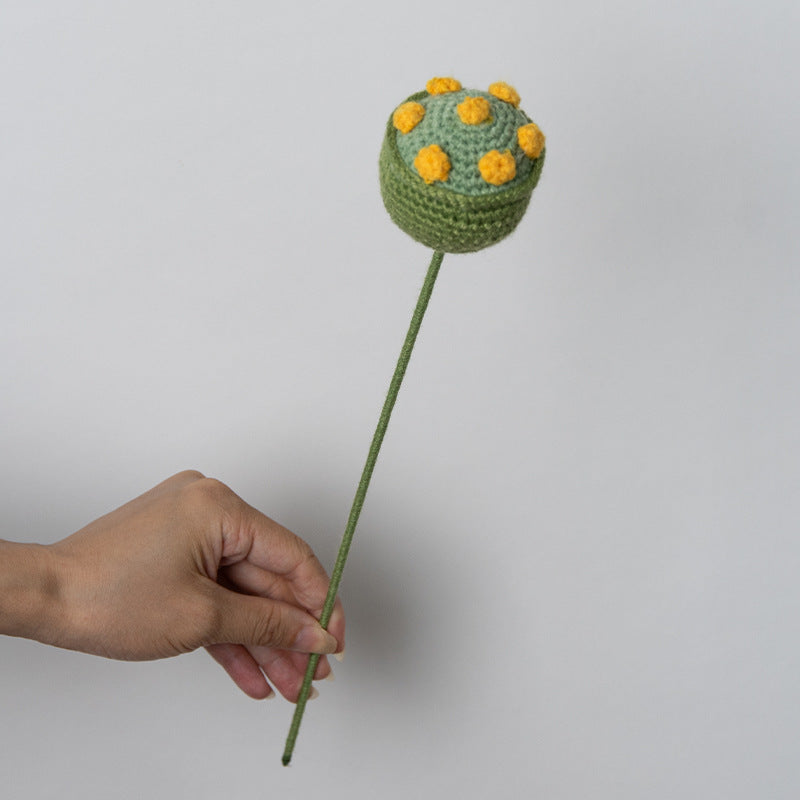 Handmade Crochet Lotus Bouquet: Hypoallergenic Wilt-Proof Florals, Home Decor & Gift for Holidays & Occasions - Mia-yarnwhiper