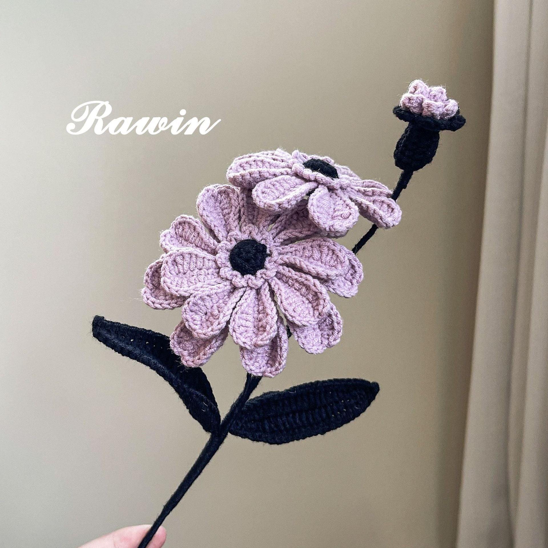 Handmade Crochet Flower Bouquet: Sunflower & Mixed Floral Arrangement – Home Decor, Desk Ornament, Holiday Gift (Mother’s Day, Valentine’s Day) - Mia-yarnwhiper