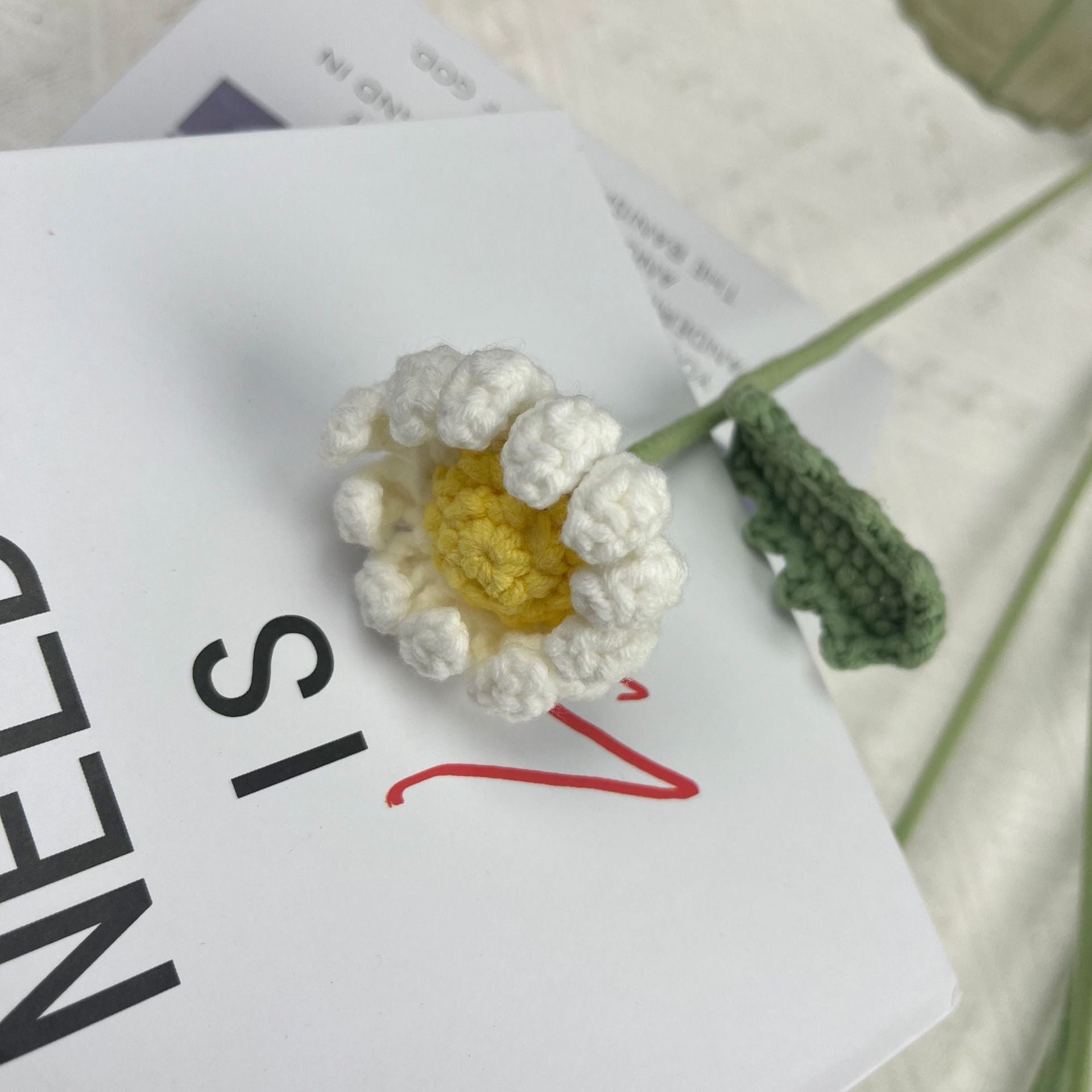 Handmade Crochet Floral Bouquet: Wilt-Proof Eternal Flowers, Home Decor, Hypoallergenic Gift for Holidays & Occasions - Mia-yarnwhiper