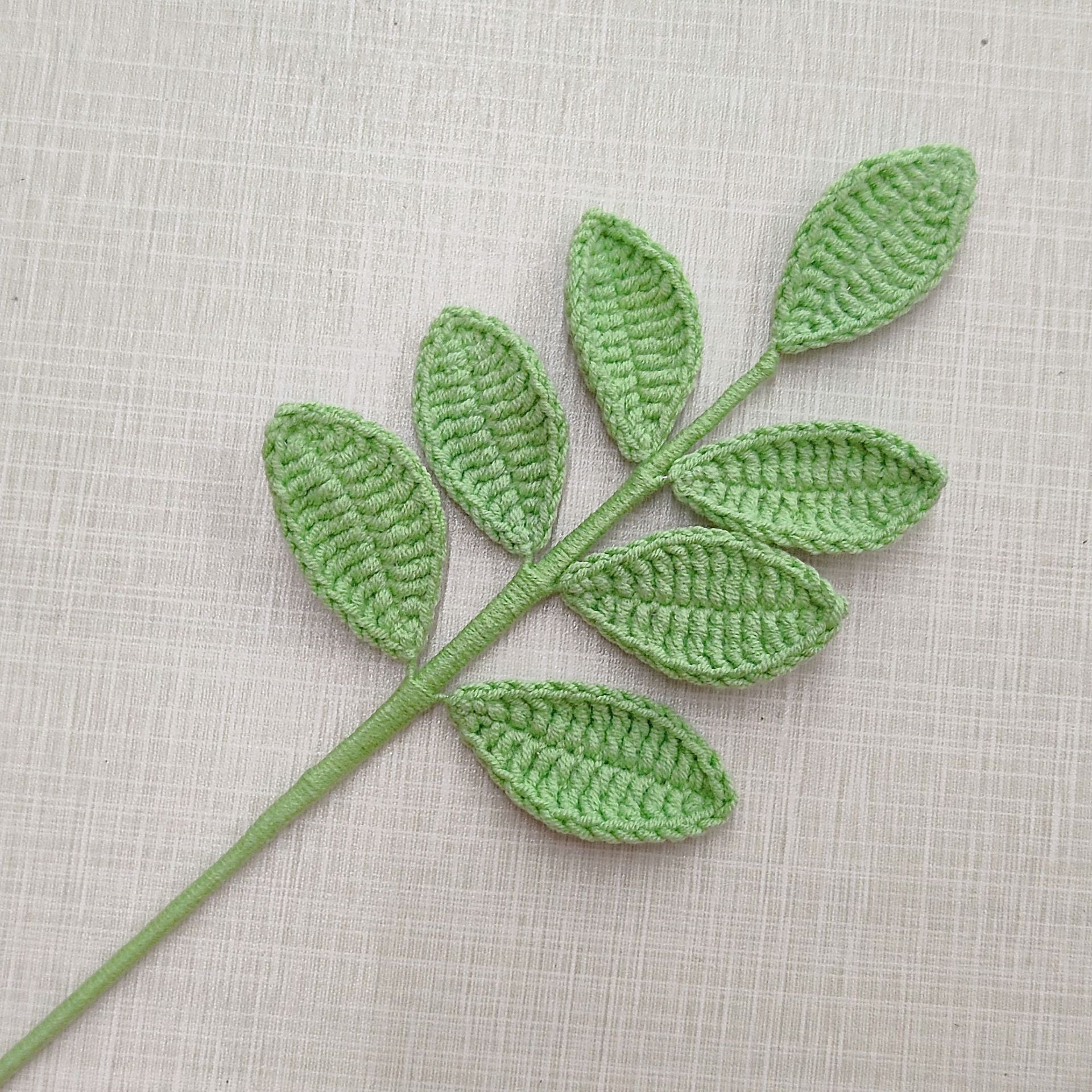 Handmade Crochet Greenery Stems: Floral Filler, Home Decor, Desk Ornament & Gift for Housewarming/Birthdays/DIY - Mia-yarnwhiper