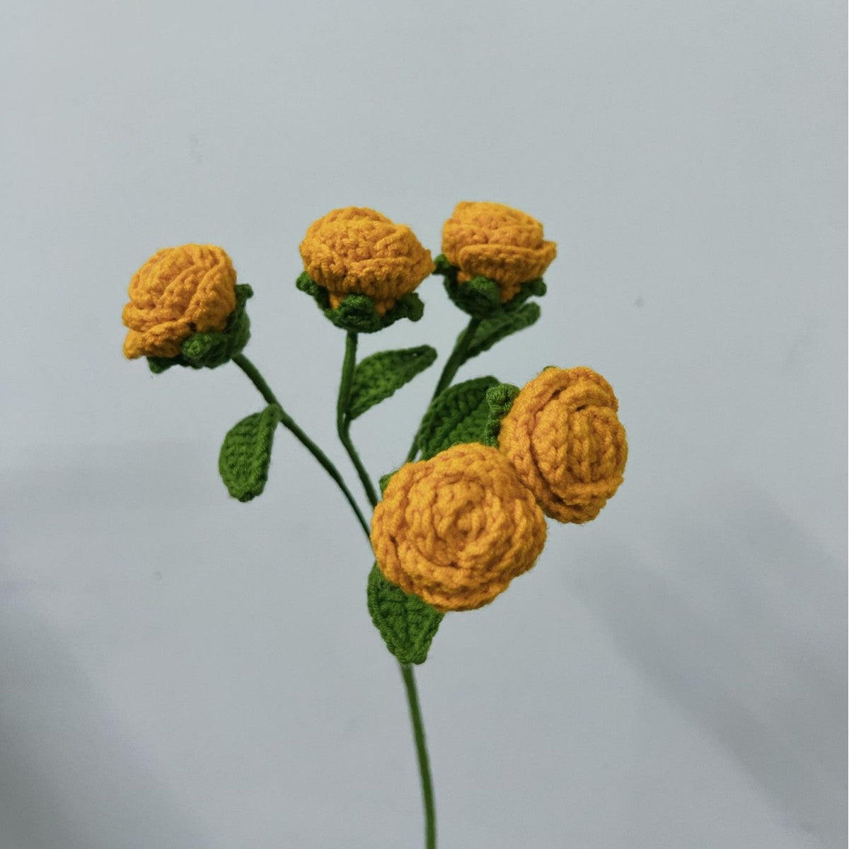 Handmade Crochet Sunflower & Rose Bouquet: Hypoallergenic No-Wilt Gift for Home/Desk, Holidays & Mother’s Day - Mia-yarnwhiper