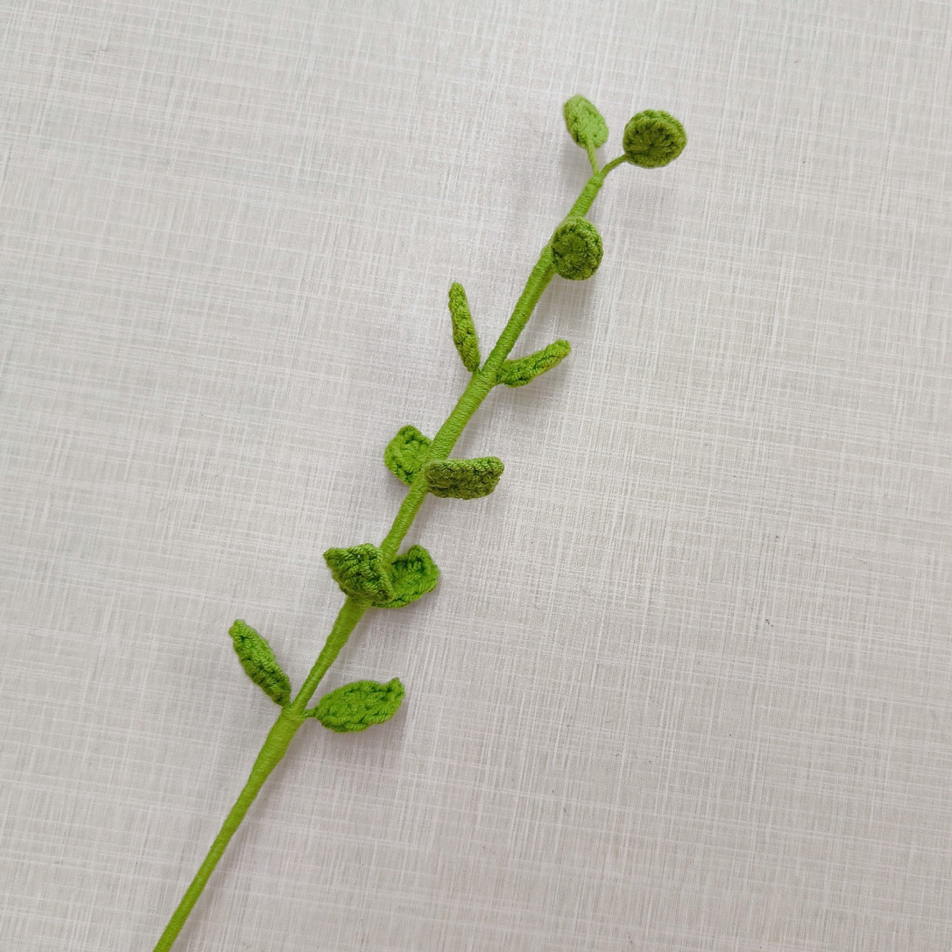 Handmade Crochet Greenery Stems: Floral Filler, Home Decor, Desk Ornament & Gift for Housewarming/Birthdays/DIY - Mia-yarnwhiper