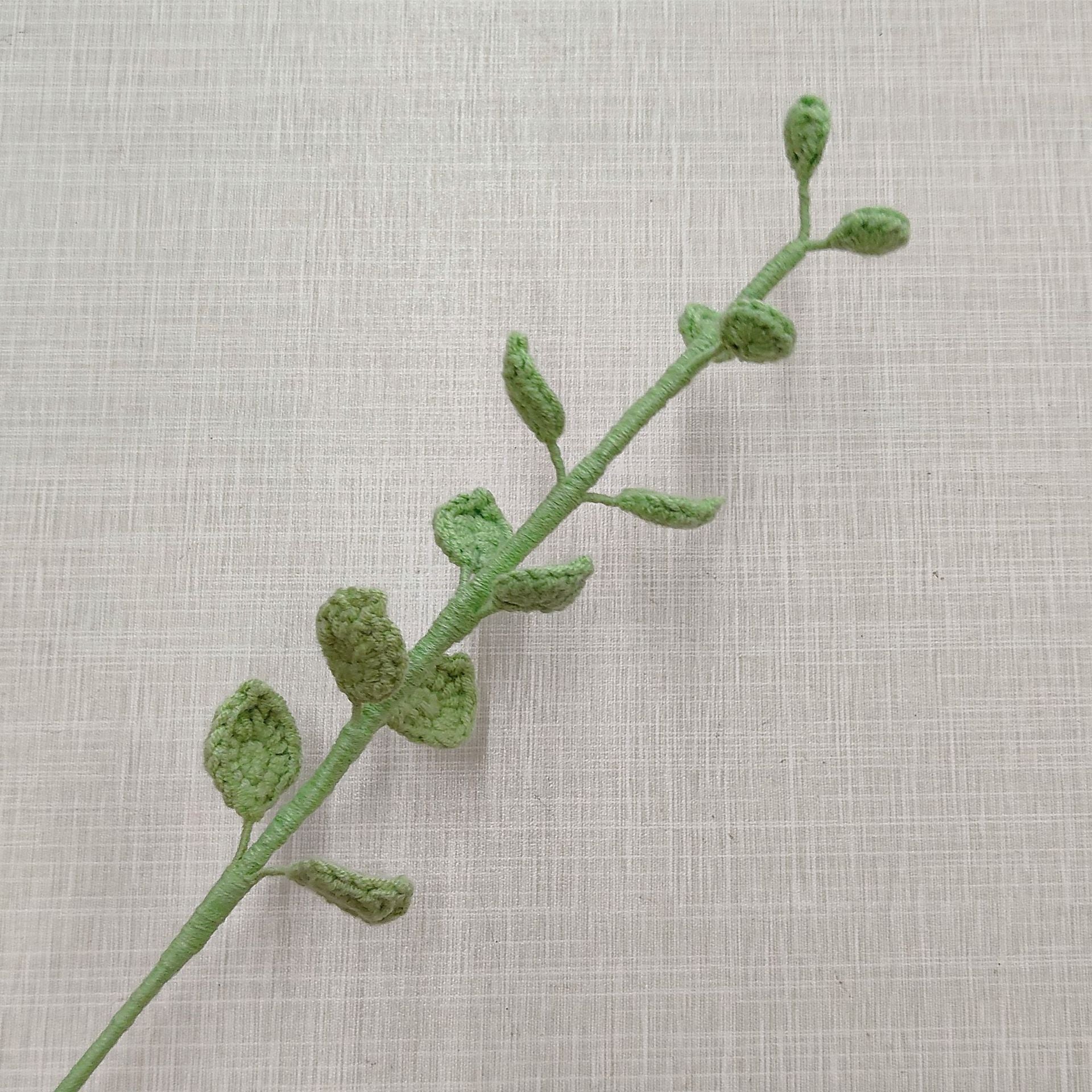 Handmade Crochet Greenery Stems: Floral Filler, Home Decor, Desk Ornament & Gift for Housewarming/Birthdays/DIY - Mia-yarnwhiper