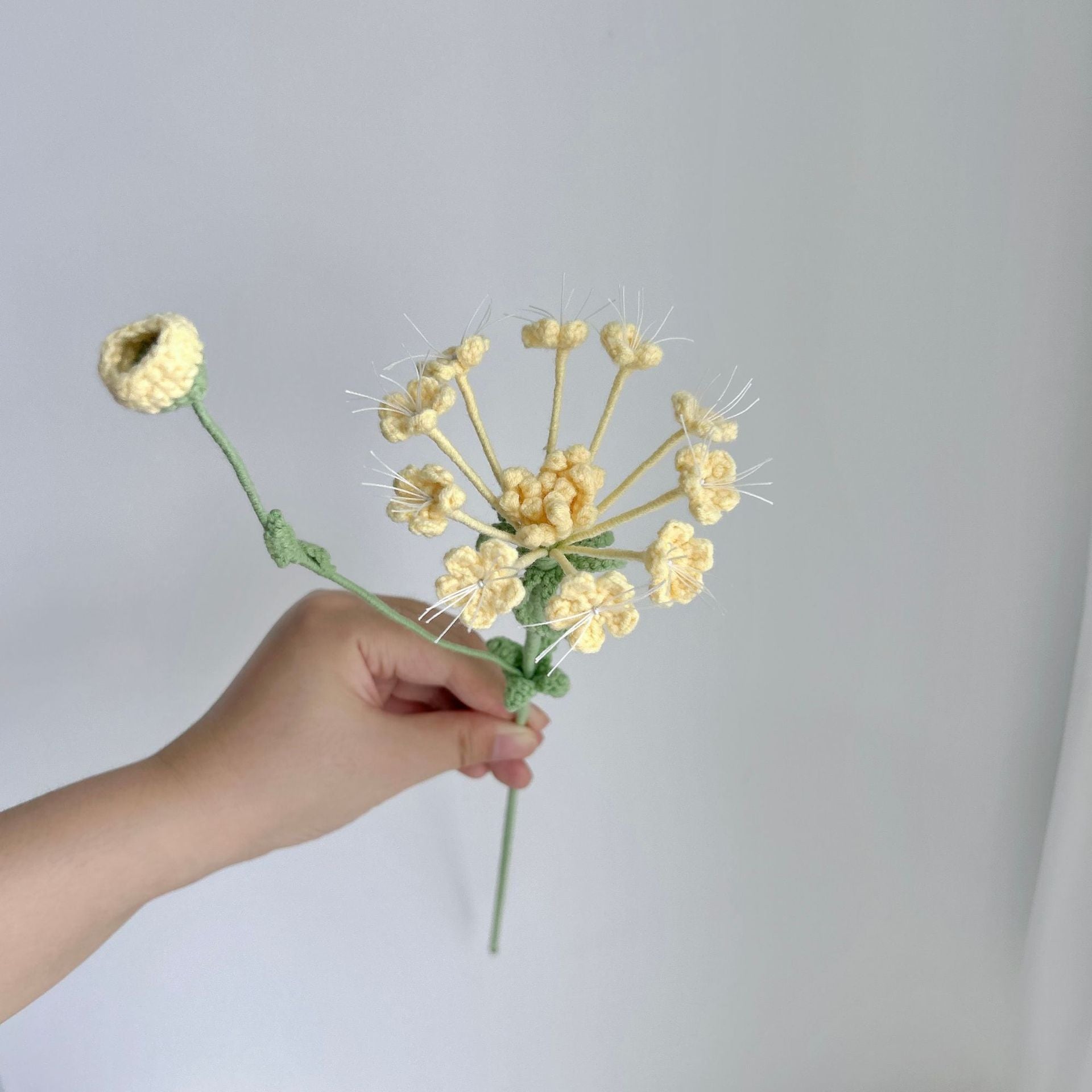 Handmade Crochet Baby's Breath Bouquet: Dainty Decor & Gift for Housewarming, Birthdays & Occasions - Mia-yarnwhiper