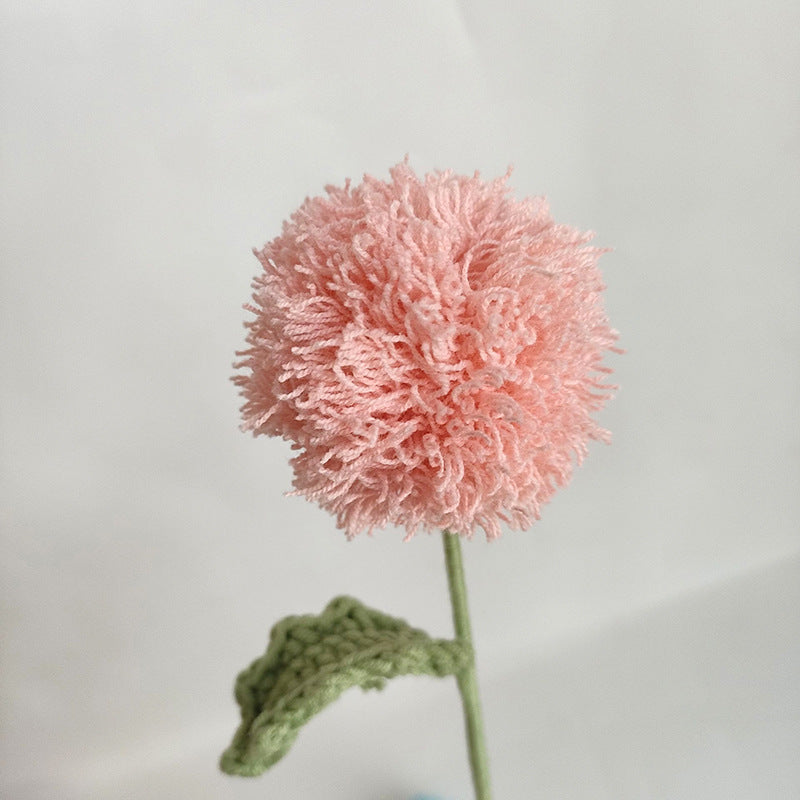 Handmade Crochet Pom Pom Chrysanthemum Bouquet: Home Decor, Desk Ornament & Gift for Housewarming, Birthdays & Occasions - Mia-yarnwhiper