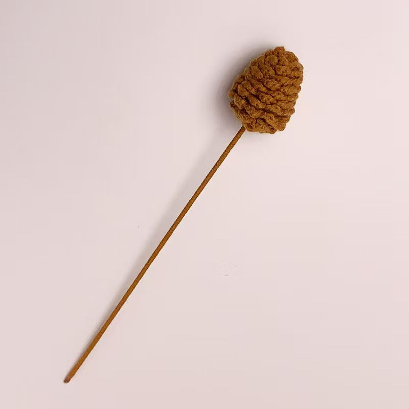 Handmade Crochet Floral Bouquet: Wilt-Proof Eternal Flowers, Home Decor, Hypoallergenic Gift for Holidays & Occasions - Mia-yarnwhiper