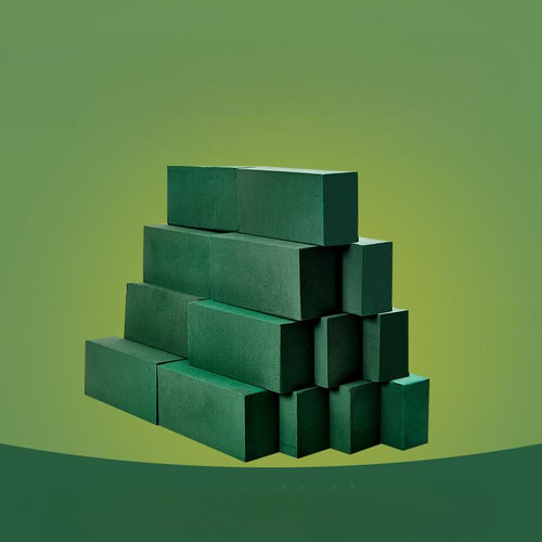3pcs Large Cuttable Floral Foam Block for Flower Baskets - High Absorbency Wet/Dry Foam for Fresh/Dried Arrangements, 22.5x7.5x10.5cm Green Florist Brick for Weddings & Home Decor - Mia-yarnwhiper