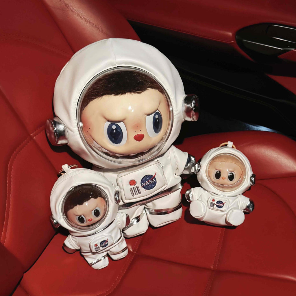 17/38cm Vinyl Doll Astronaut Costume (Doll Not Included) - Handmade Space Suit Outfit for 1/2/3 Gen Dolls, NASA-Style Doll Clothing Accessory - Mia-yarnwhiper