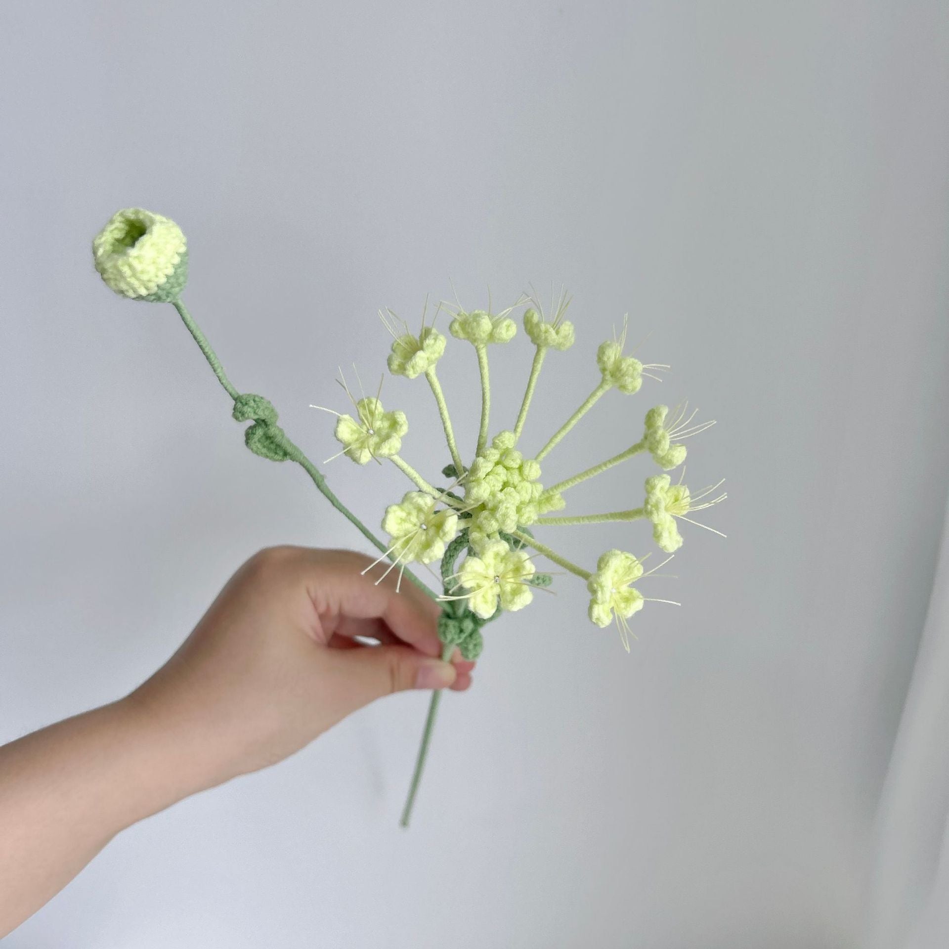 Handmade Crochet Baby's Breath Bouquet: Dainty Decor & Gift for Housewarming, Birthdays & Occasions - Mia-yarnwhiper