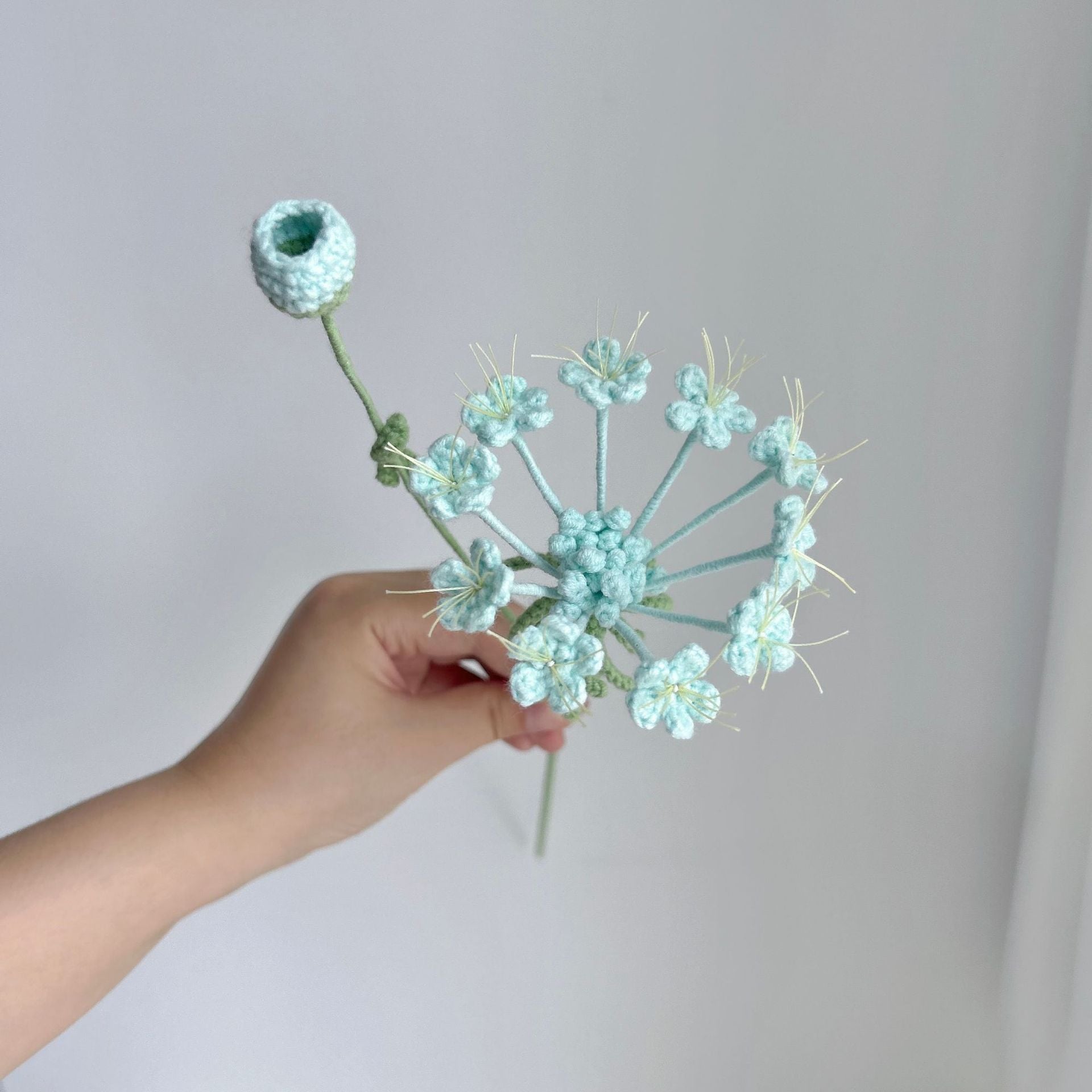 Handmade Crochet Baby's Breath Bouquet: Dainty Decor & Gift for Housewarming, Birthdays & Occasions - Mia-yarnwhiper